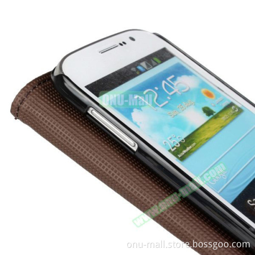 Litchi Texture Wallet Flip Leather Case Cover for Samsung Galaxy Grand Neo